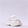 Una Healy Skater Boy Wedge Sandal - White Combi